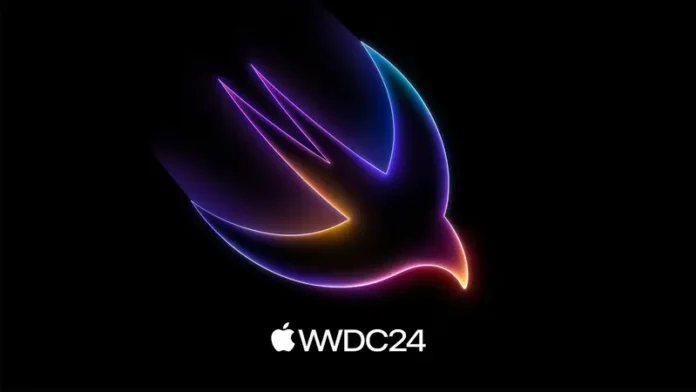 WWDC24 neon swift graphic, highlighting 'Apple Has Announced the Dates for WWDC 2024'.