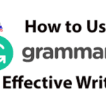 how to use grammarly in content writing