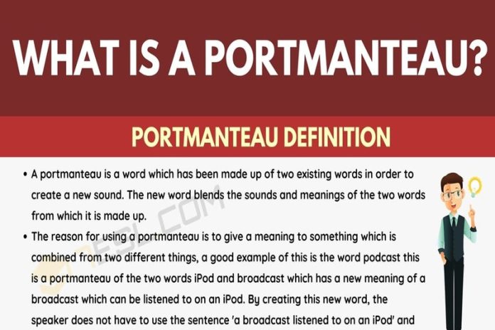 Words That Are Actually Portmanteaus