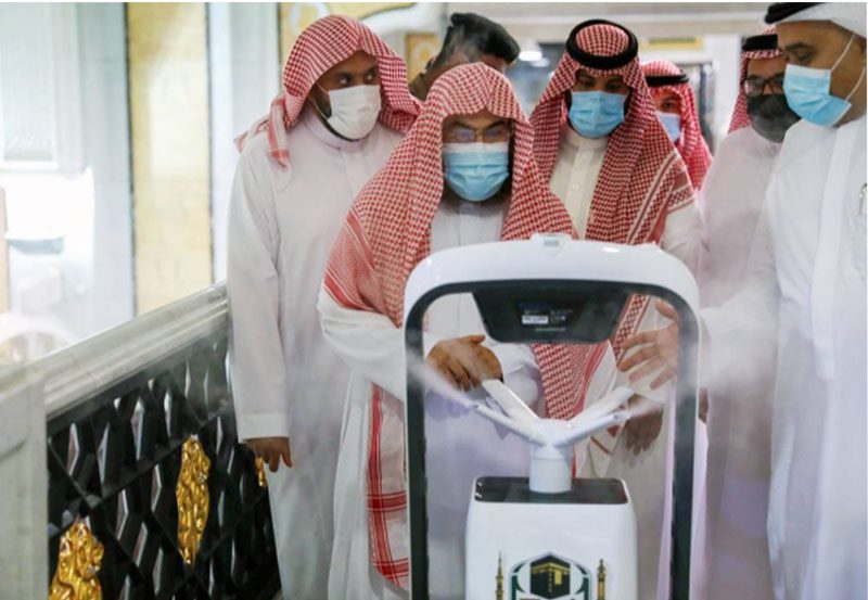 In the Grand Mosque of Makkah robots are used for recitation 1