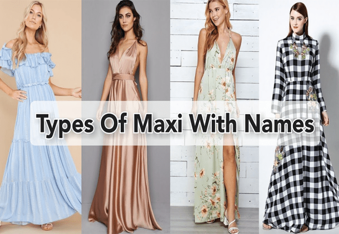 Types of Maxi Dresses