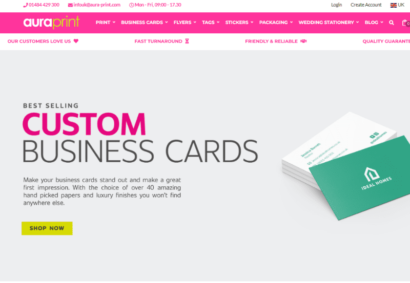 Business Cards Designing Companies in the UK