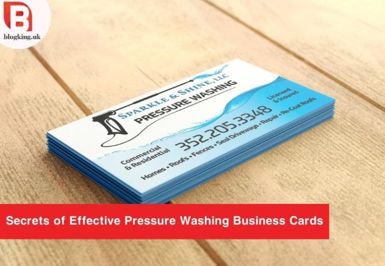 The Complete Guide to Pressure Washing Business Cards: From Design to Distribution