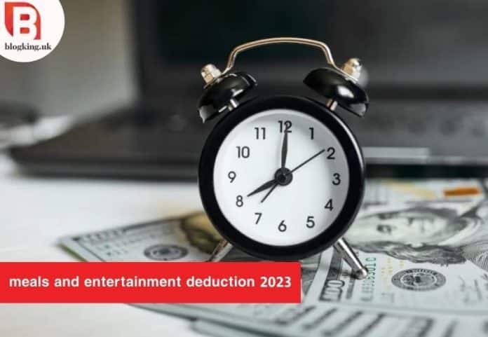 meals and entertainment deduction 2023