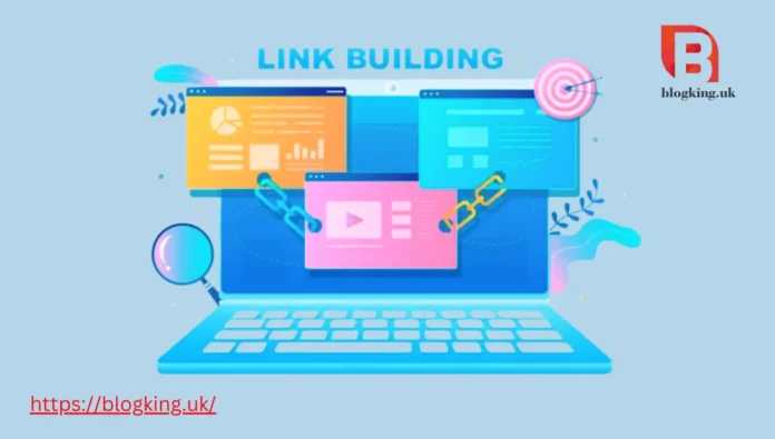 Link building process with digital tools.