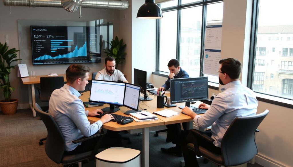 Gripped's London office with their B2B SaaS SEO team