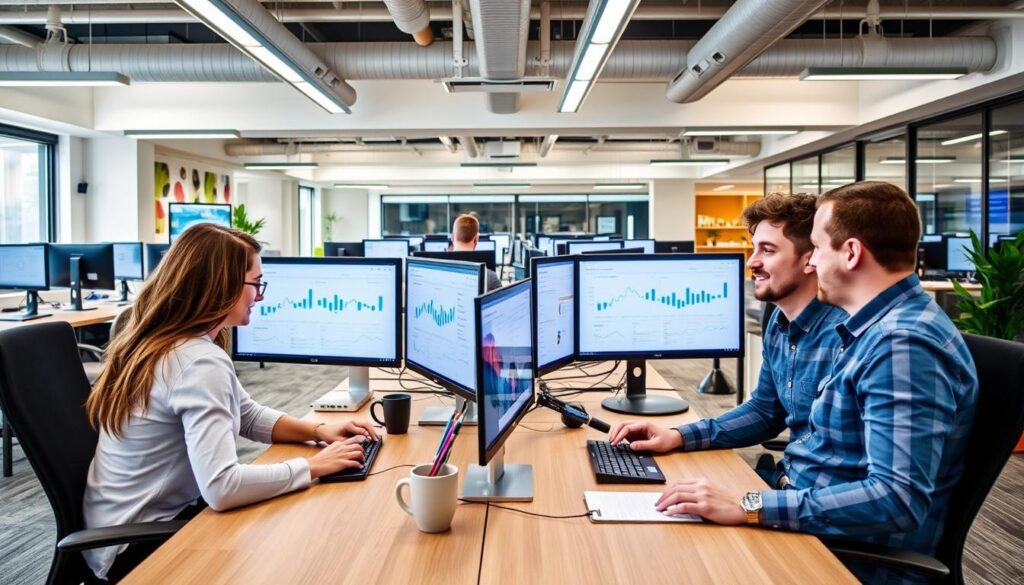 Impression's Nottingham headquarters with their digital marketing team