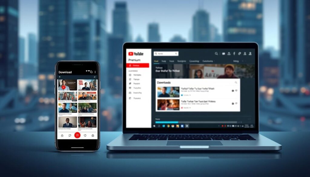YouTube Premium video download features