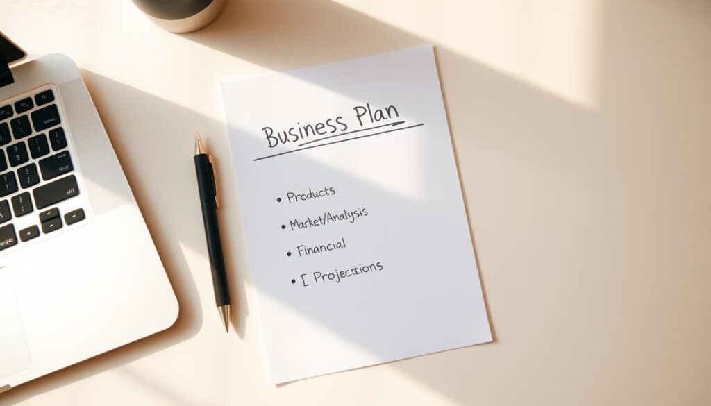 how to create a one-page business plan
