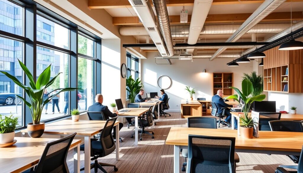 Collabor8te Glasgow affordable coworking space interior