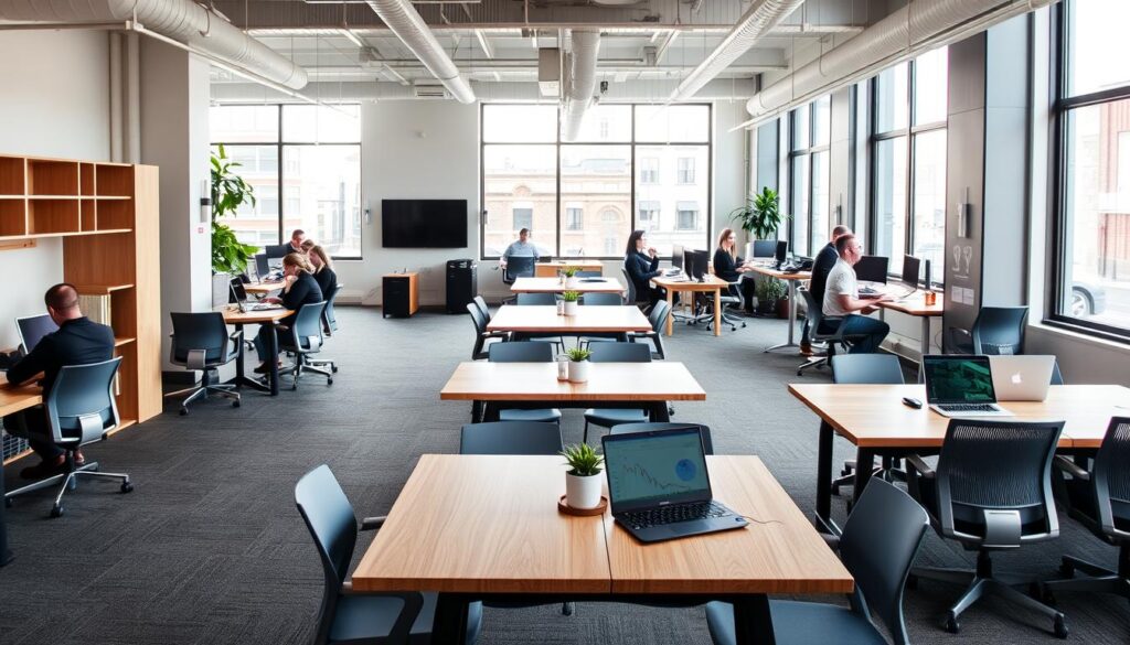 Graft Glasgow budget coworking space interior