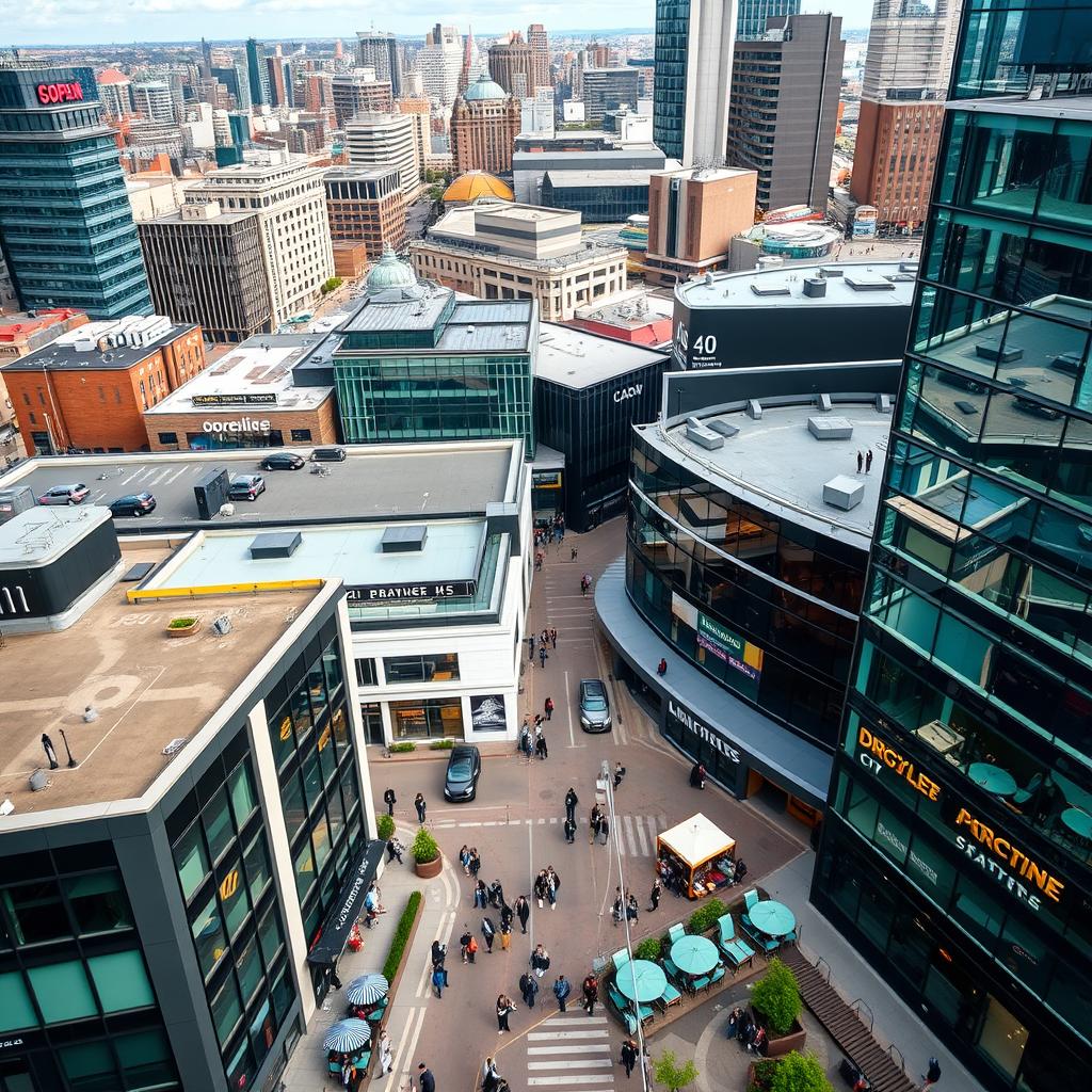 Manchester's thriving business district supporting low-cost franchise opportunities