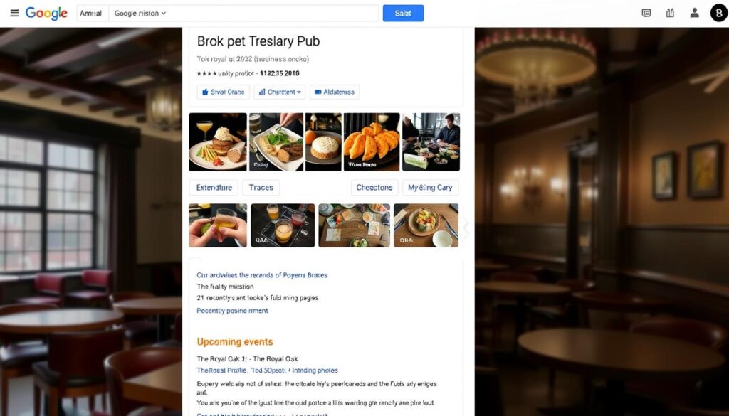 Optimized Google Business Profile for a Bristol pub showing key elements