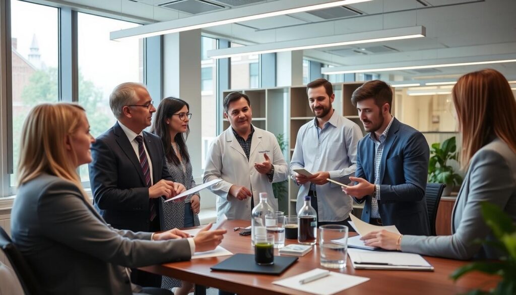 Parkwalk Advisors Cambridge office with university spinout companies presentation