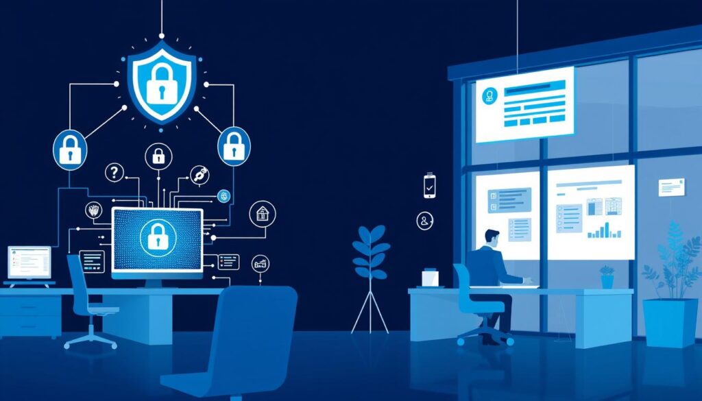 Security measures for UK hybrid work environments
