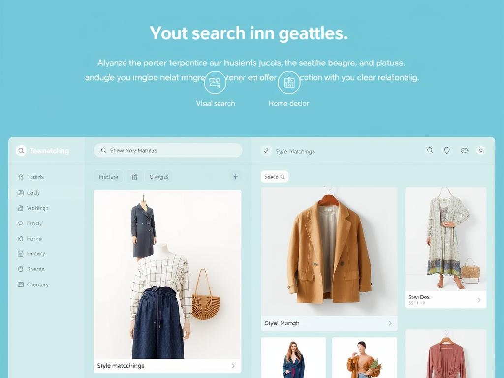 Visenze visual AI recommendation system showing style matching capabilities