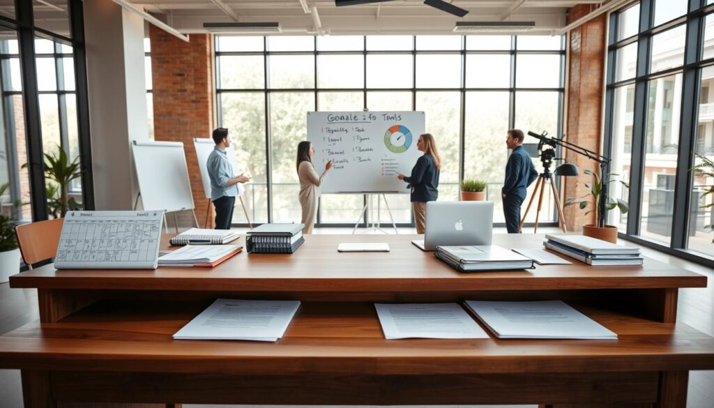 breaking down business goals