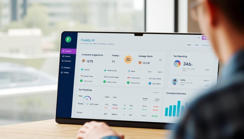 Freshworks CRM with Freddy AI providing HMRC compliance guidance