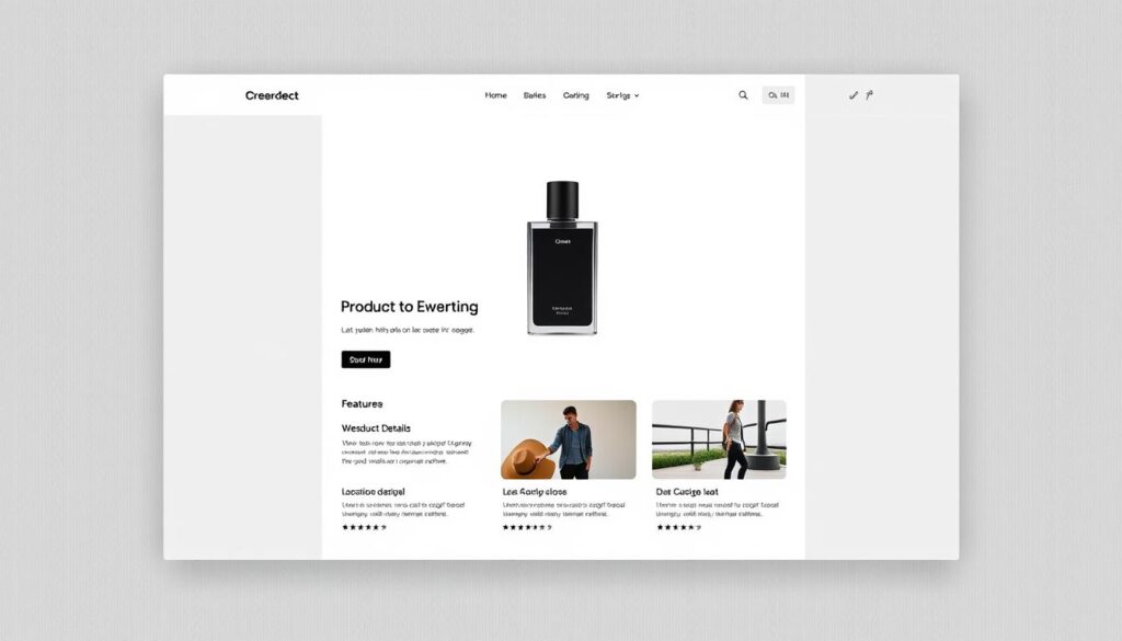 product page design