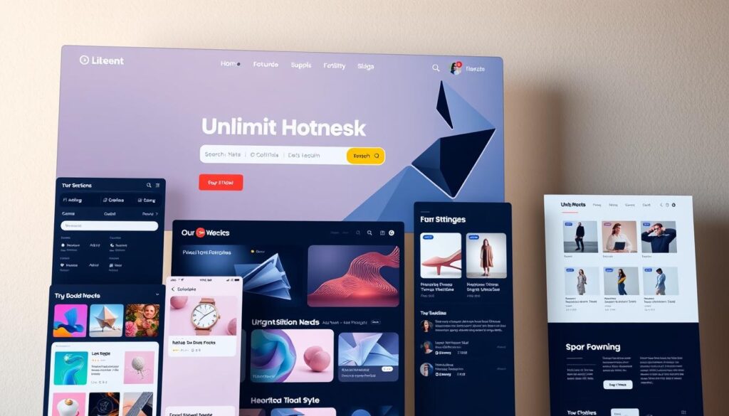 homepage design elements