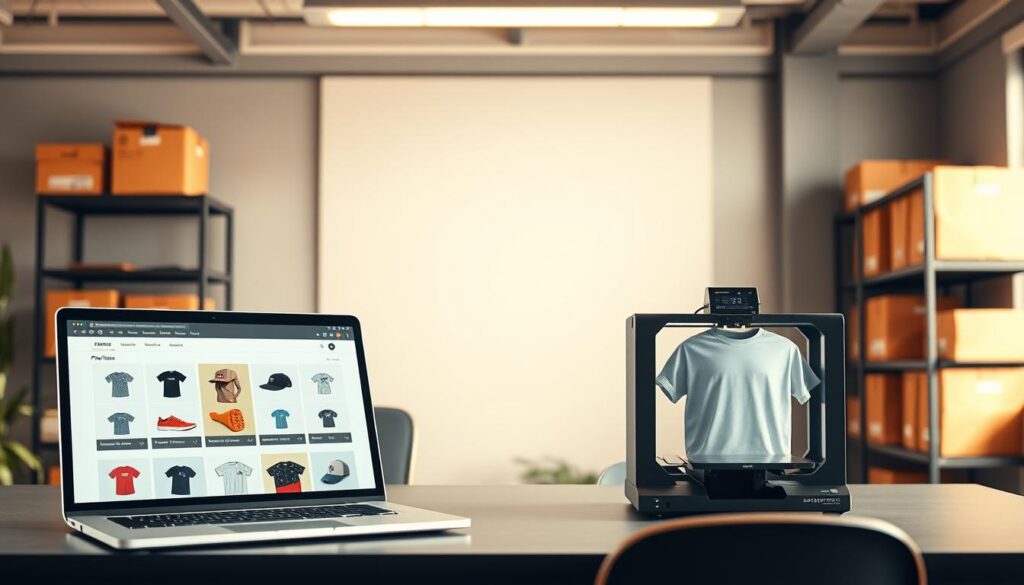 print-on-demand business model