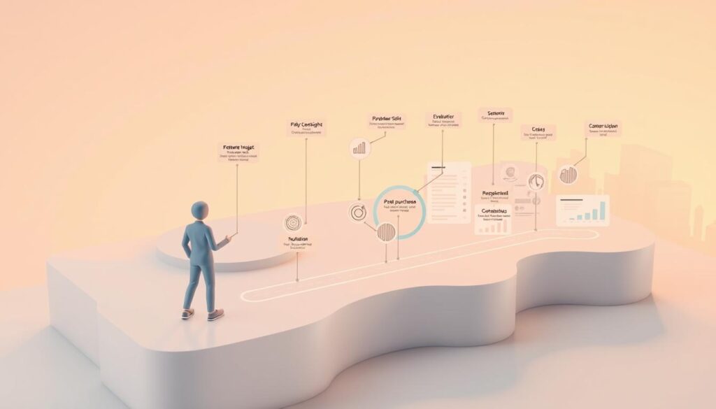 visual representation of customer journey mapping